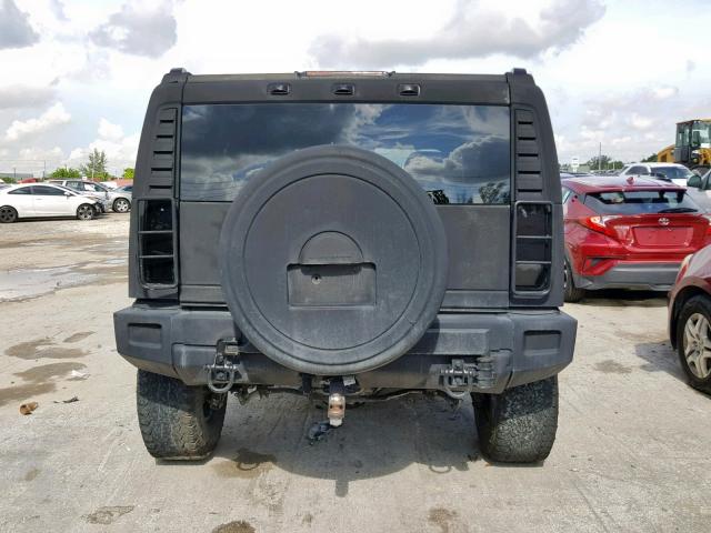 5GRGN23UX3H140510 - 2003 HUMMER H2 BLACK photo 10