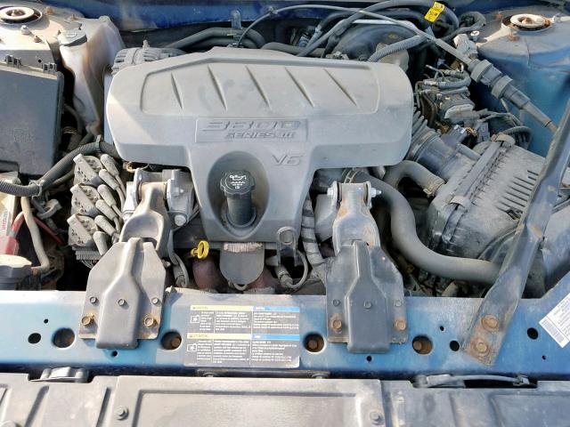 2G2WP552061152262 - 2006 PONTIAC GRAND PRIX BLUE photo 7