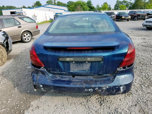 2G2WP552061152262 - 2006 PONTIAC GRAND PRIX BLUE photo 9