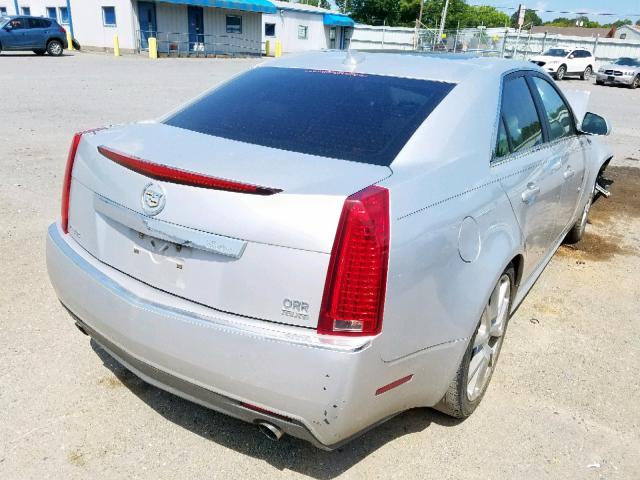 1G6DK5ED2B0170578 - 2011 CADILLAC CTS PERFOR SILVER photo 4