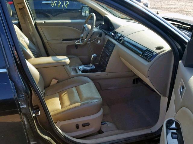 1MEHM43107G601945 - 2007 MERCURY MONTEGO PR შავი ფოტო 5