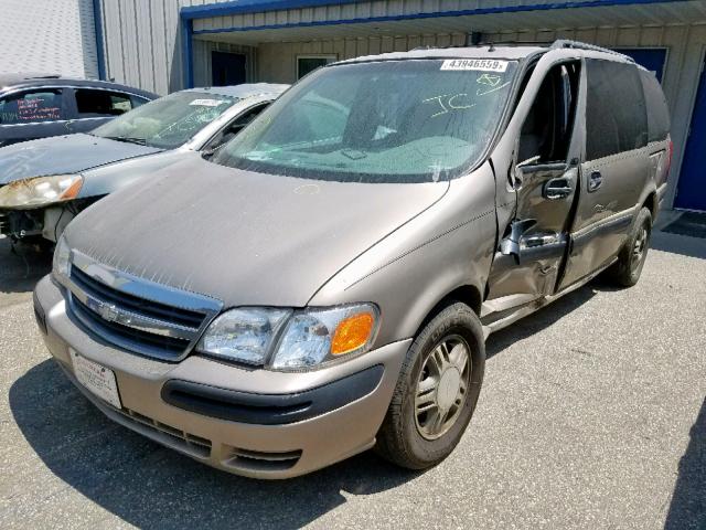 1GNDX03E91D113306 - 2001 CHEVROLET VENTURE GOLD photo 2