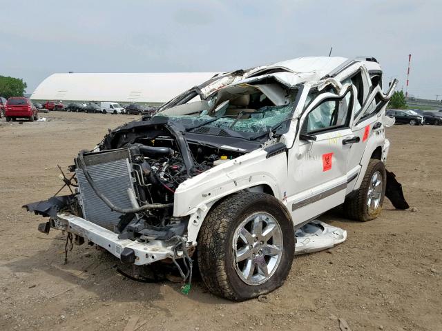 1J4PN5GKXAW103360 - 2010 JEEP LIBERTY LI WHITE photo 2