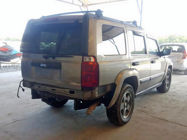 1J8HH48N96C248119 - 2006 JEEP COMMANDER წითელი ფოტო 4