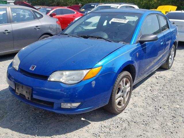 1G8AW12F94Z151117 - 2004 SATURN ION LEVEL BLUE photo 2
