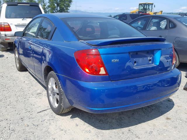 1G8AW12F94Z151117 - 2004 SATURN ION LEVEL BLUE photo 3