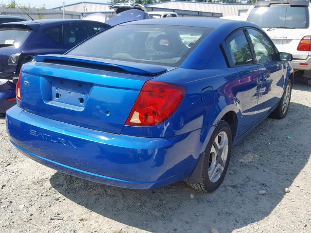 1G8AW12F94Z151117 - 2004 SATURN ION LEVEL BLUE photo 4