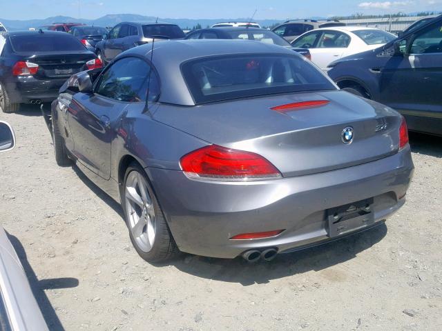 WBALL5C57CJ103470 - 2012 BMW Z4 SDRIVE2 SILVER photo 3