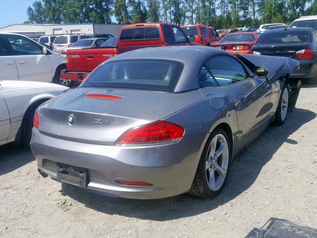 WBALL5C57CJ103470 - 2012 BMW Z4 SDRIVE2 SILVER photo 4