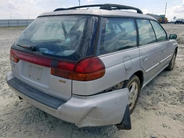 4S3BK6658T7318856 - 1996 SUBARU LEGACY LSI SILVER photo 4