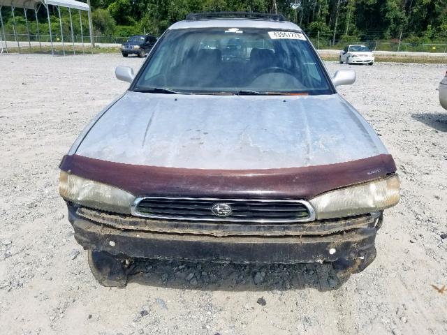 4S3BK6658T7318856 - 1996 SUBARU LEGACY LSI SILVER photo 9