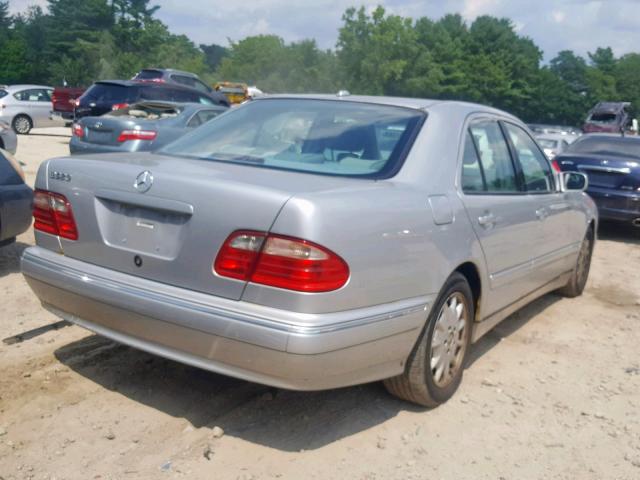 WDBJF65J91B205747 - 2001 MERCEDES-BENZ E 320 SILVER photo 4