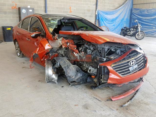 5NPE34AB7FH156245 - 2015 HYUNDAI SONATA SPO ORANGE photo 1