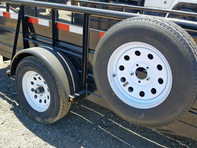 1R9BL1211JF600645 - 2018 R&J TRAILER BLACK photo 8