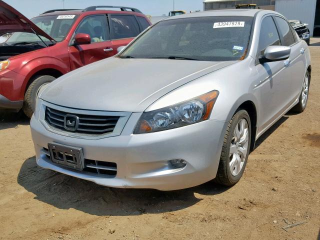 1HGCP36858A053548 - 2008 HONDA ACCORD EXL SILVER photo 2