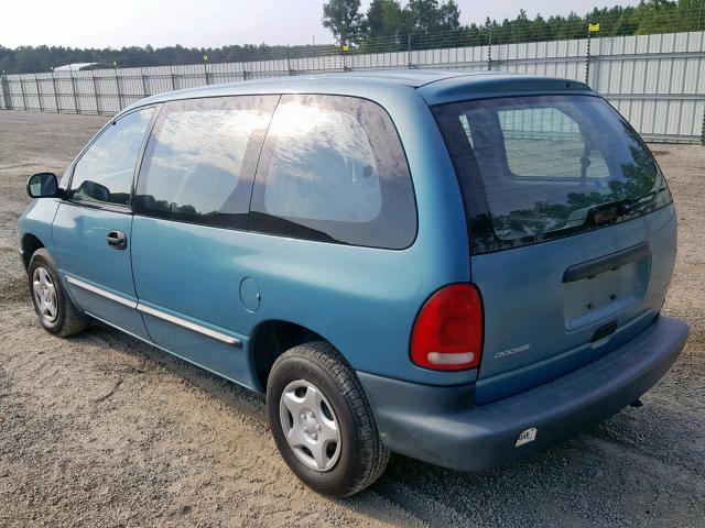 2B4FP25B6WR718434 - 1998 DODGE CARAVAN BLUE photo 3