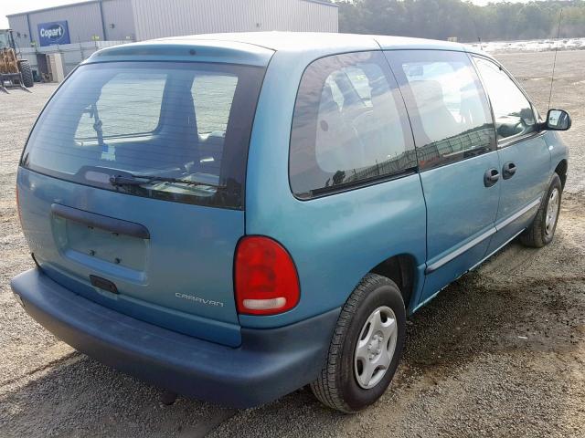 2B4FP25B6WR718434 - 1998 DODGE CARAVAN BLUE photo 4