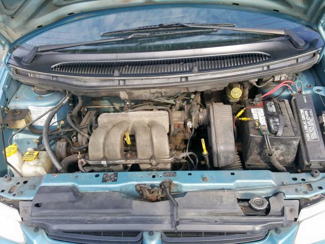 2B4FP25B6WR718434 - 1998 DODGE CARAVAN BLUE photo 7