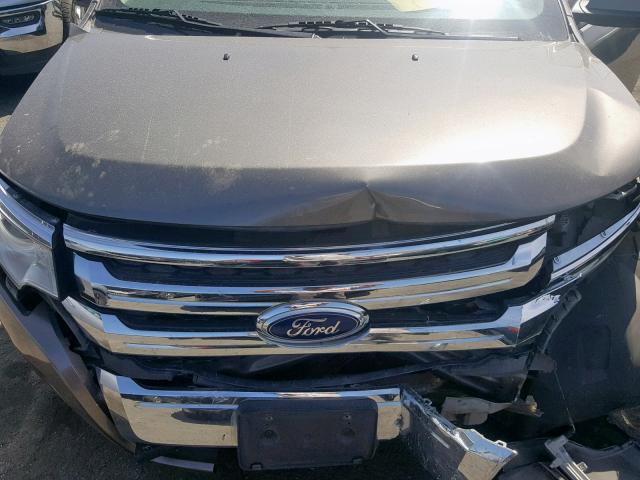 2FMDK3JC0DBA37023 - 2013 FORD EDGE SEL BROWN photo 7