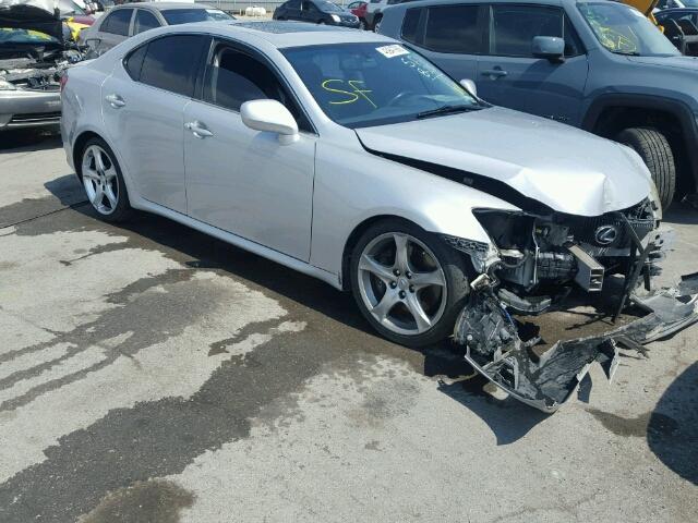 JTHBE262082013960 - 2008 LEXUS IS 350 SILVER photo 1