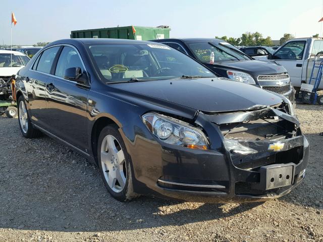 1G1ZJ577X8F277163 - 2008 CHEVROLET MALIBU 2LT BLACK photo 1