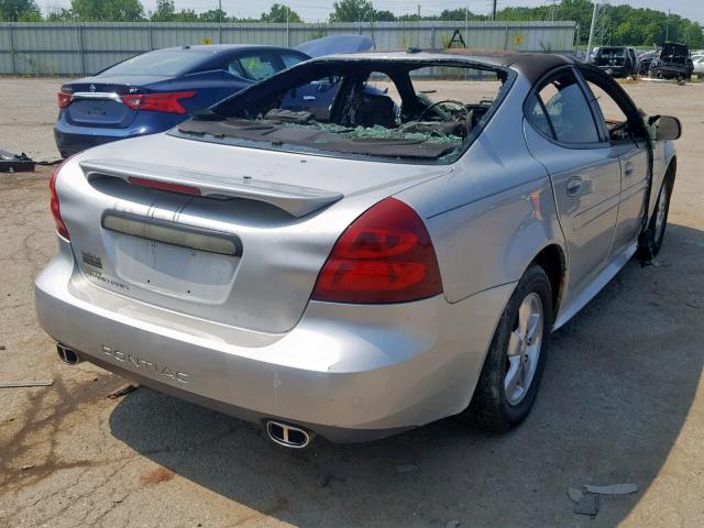2G2WP552481193562 - 2008 PONTIAC GRAND PRIX SILVER photo 4