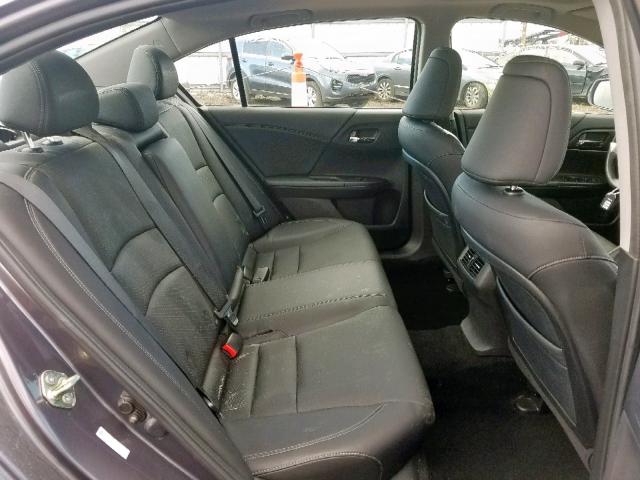 1HGCR2F80EA146042 - 2014 HONDA ACCORD EXL GRAY photo 6