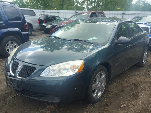 1G2ZH558X64245230 - 2006 PONTIAC G6 GT GREEN photo 2