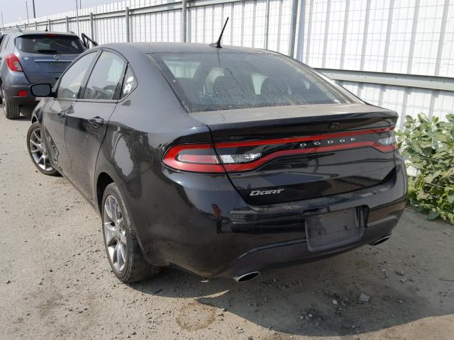 1C3CDFBB8FD266648 - 2015 DODGE DART SXT BLACK photo 3