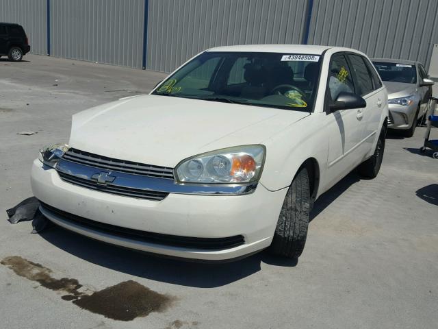 1G1ZT62865F124274 - 2005 CHEVROLET MALIBU MAX WHITE photo 2