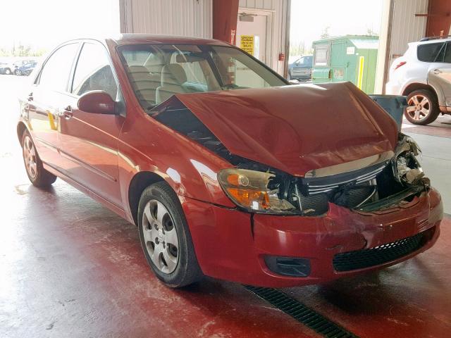 KNAFE222095639918 - 2009 KIA SPECTRA EX RED photo 1