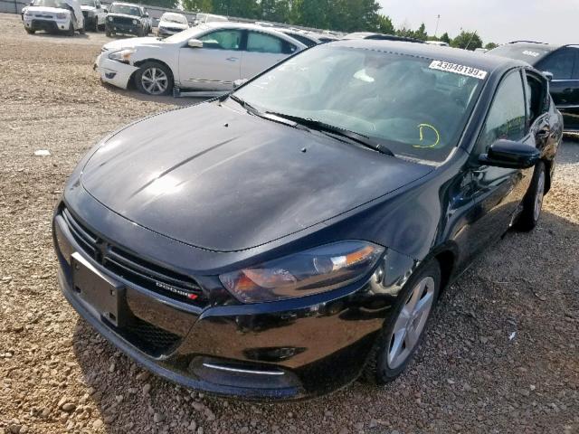 1C3CDFBB9FD364765 - 2015 DODGE DART SXT BLACK photo 2