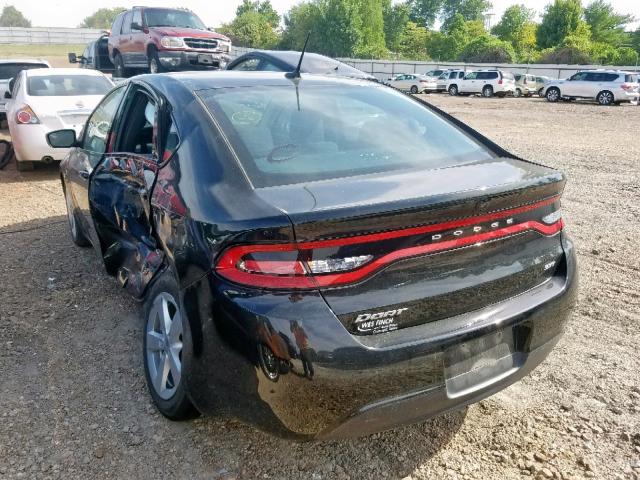 1C3CDFBB9FD364765 - 2015 DODGE DART SXT BLACK photo 3