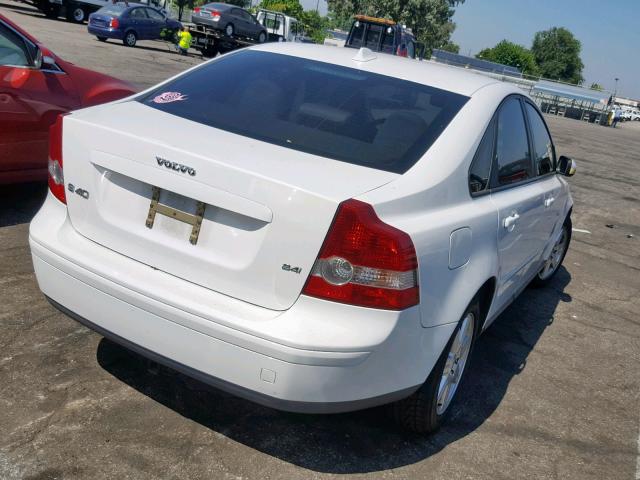 YV1MS382772264554 - 2007 VOLVO S40 2.4I WHITE photo 4