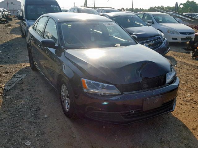 3VW2K7AJ1BM113326 - 2011 VOLKSWAGEN JETTA BASE BLACK photo 1