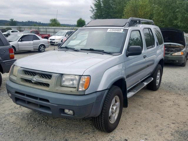 5N1ED28T41C558952 - 2001 NISSAN XTERRA XE SILVER photo 2