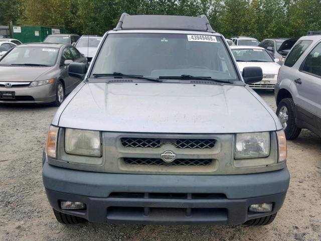 5N1ED28T41C558952 - 2001 NISSAN XTERRA XE SILVER photo 9