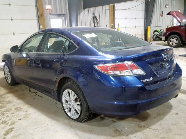 1YVHP82A995M36620 - 2009 MAZDA 6 I BLUE photo 3