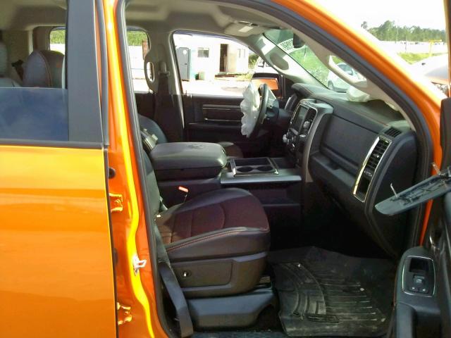 1C6RR7MT7FS702153 - 2015 RAM 1500 SPORT ORANGE photo 5