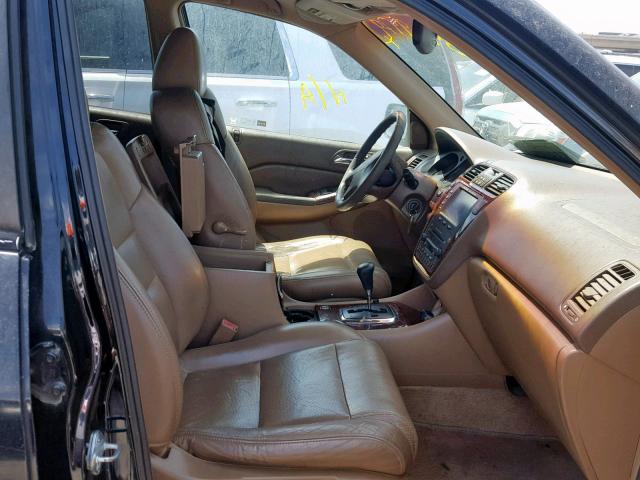 2HNYD18662H503191 - 2002 ACURA MDX TOURIN BLACK photo 5