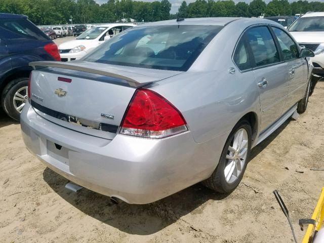 2G1WU57MX91295039 - 2009 CHEVROLET IMPALA LTZ SILVER photo 4