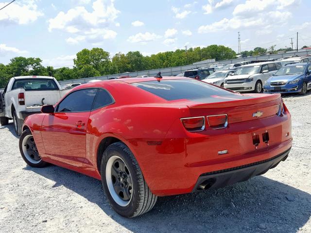 2G1FA1E38C9207660 - 2012 CHEVROLET CAMARO LS RED photo 3