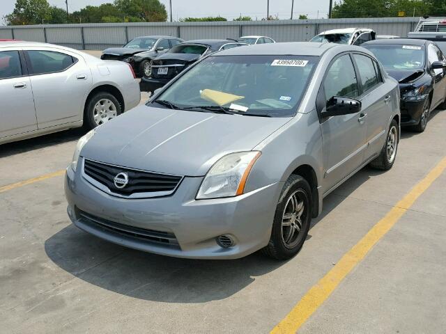 3N1AB6APXCL712815 - 2012 NISSAN SENTRA 2.0 SILVER photo 2