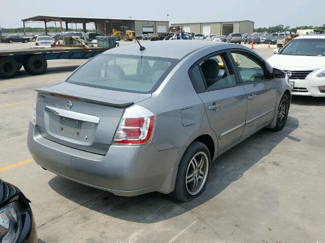 3N1AB6APXCL712815 - 2012 NISSAN SENTRA 2.0 SILVER photo 4