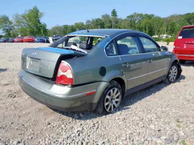 WVWSH63B62P061090 - 2002 VOLKSWAGEN PASSAT GLS GREEN photo 4