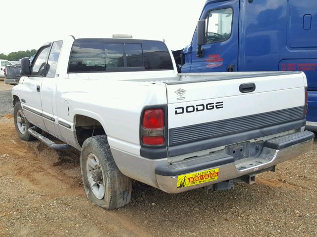 1B7KC2366XJ628810 - 1999 DODGE RAM 2500 WHITE photo 3