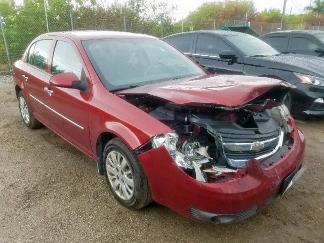 1G1AT58H597232240 - 2009 CHEVROLET COBALT LT MAROON photo 1