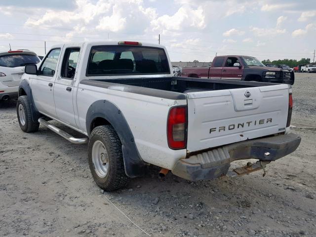 1N6ED29X63C420769 - 2003 NISSAN FRONTIER C WHITE photo 3