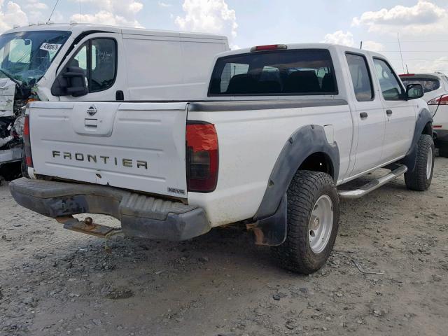 1N6ED29X63C420769 - 2003 NISSAN FRONTIER C WHITE photo 4