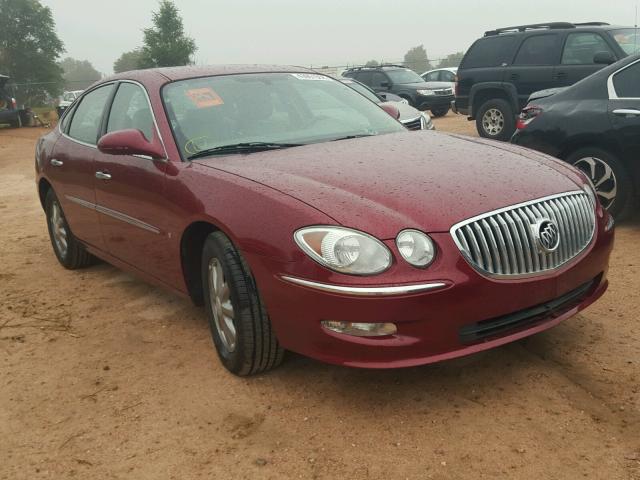 2G4WD582291127895 - 2009 BUICK LACROSSE C RED photo 1